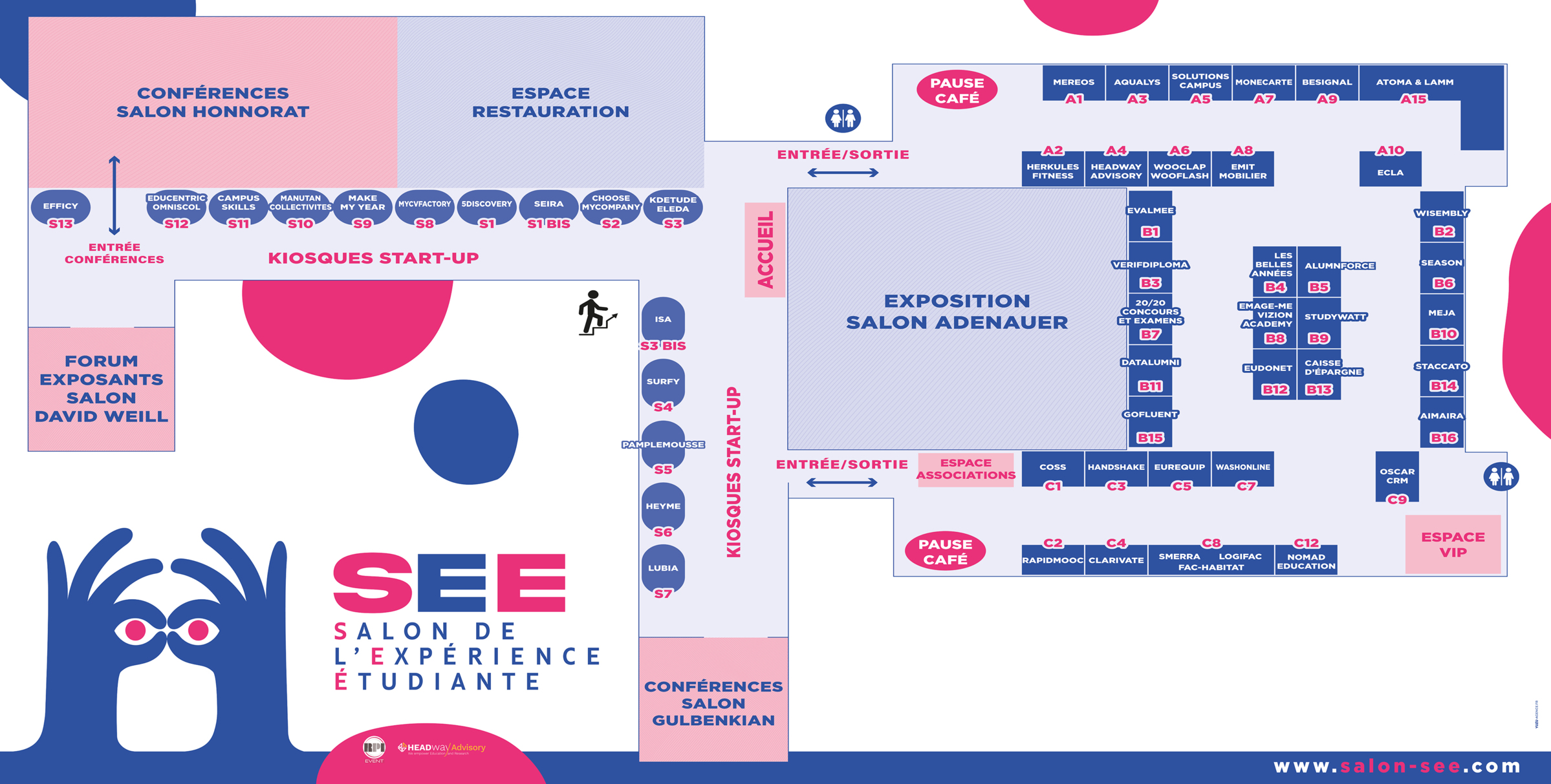 Plan du salon